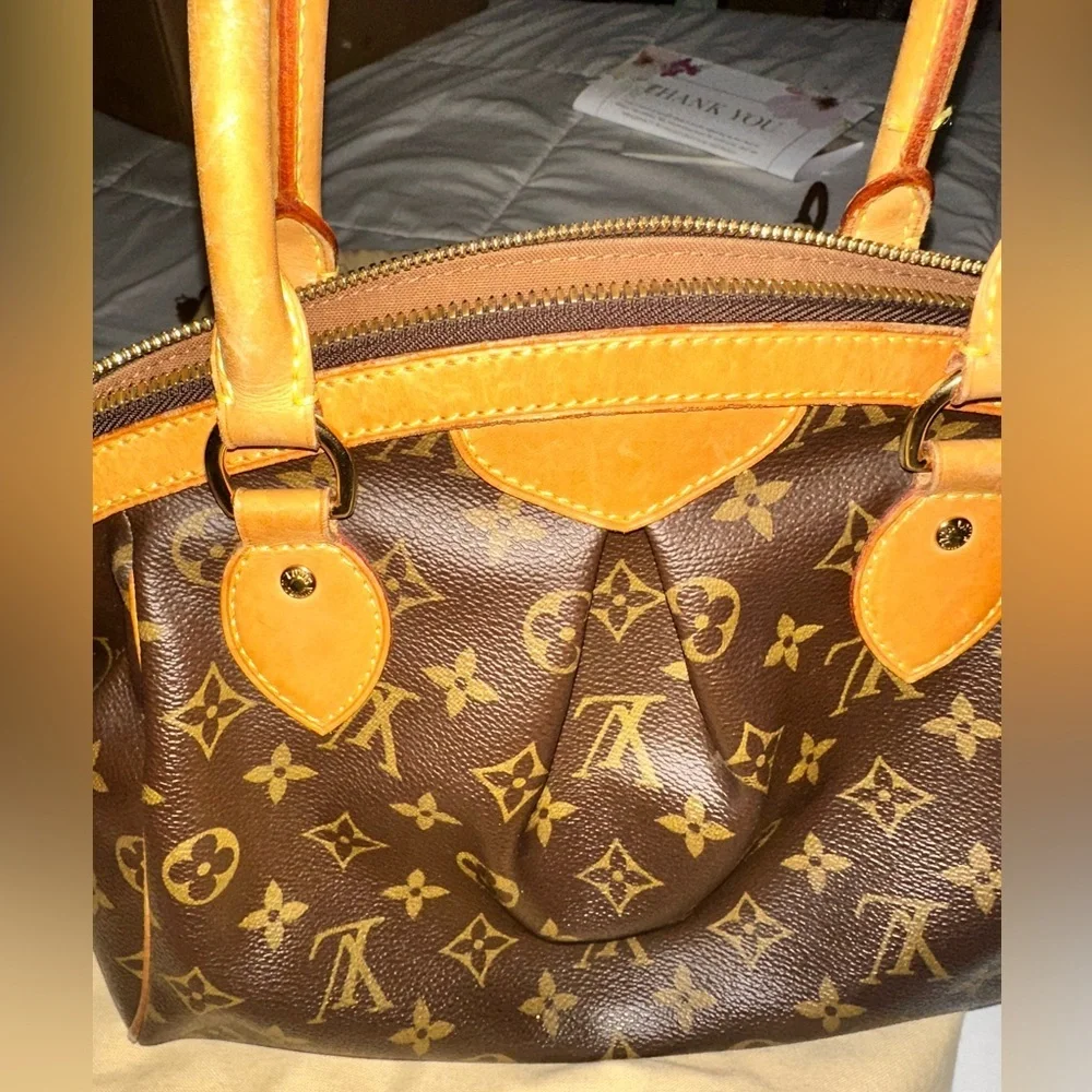 Louis Vuitton Tivoli PM Classic Brown Monogram Shoulder Bag Excellent